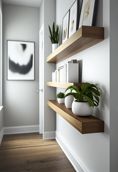 Chunky Shelves - Wooden Wall Shelving in Oak, Walnut & Pine - FREE P&P